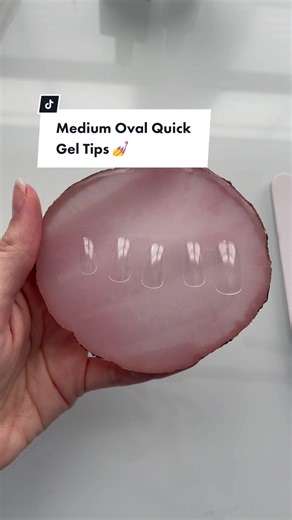Medium Oval Gel Nail Extensions Tutorial