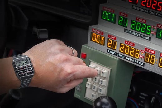 Casio quiere volver al futuro con su nuevo reloj calculadora retro