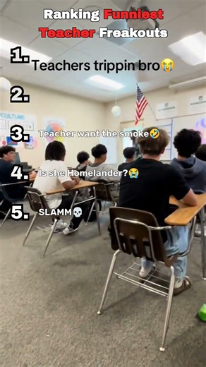 Ranking Funniest Teacher Freakout Moments 😂