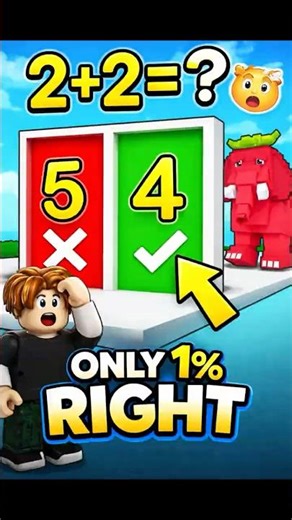 99% People Fail This Math 🤯 (Can YOU Solve It?). #roblox #robloxshorts