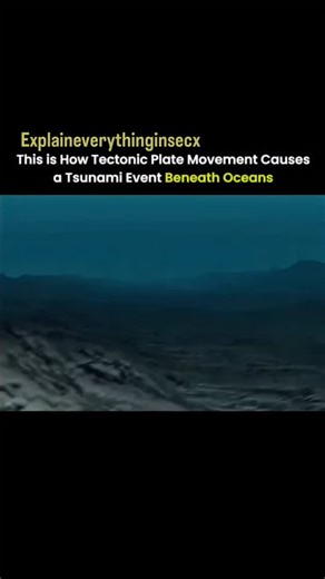 explaineverythinginsecx on Instagram: "Tectonic plates move only a few centimeters each year, but where they meet, stress quietly builds over decades. When this stress crosses a critical limit, the plates suddenly slip in an undersea earthquake, lifting or dropping the seafloor by several meters The ocean water above instantly adjusts to this new shape. That sudden displacement pushes energy upward and outward, creating tsunami waves that race across deep oceans at high speed but with very low h