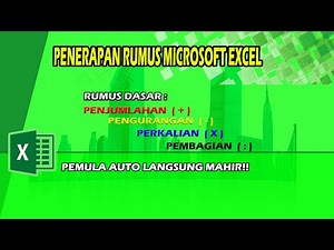 CARA MEMASUKKAN RUMUS DI EXCEL