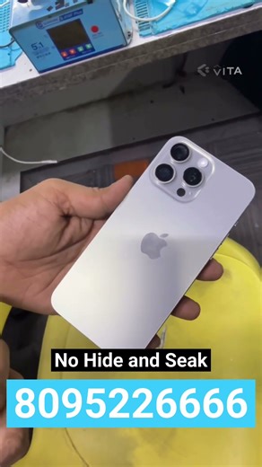 iPhone 15 Pro Max Smashed Restoration at Fixerbaba Bangalore | 100% Apple Genuine Parts