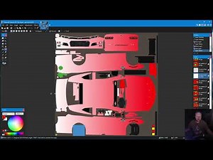 iRacing How to make a custom paint for your car with spec map using free software.