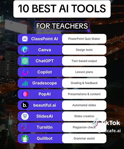 This one's for you, teachers! Don't miss out on the hottest AI tools that help make teaching a breeze 😮‍💨 #ai #tools #teachersoftiktok #edutok #resources #foryou