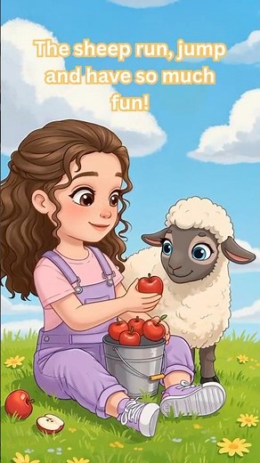 Goodnight Sheep 🌙🐑 | Cute Bedtime Story for Kids #Shorts