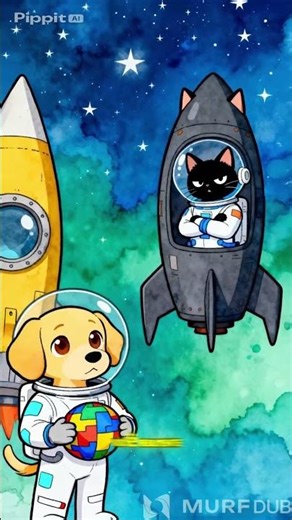 Space Dog🐕🚀 #animation #funny #cartoon #humor #animals