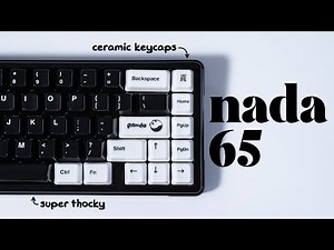 A THOCKY Keyboard | Cerakey Nada 65 Panda Review Teardown & Sound Test