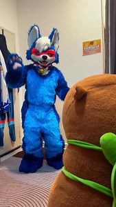 Sneaky boyo 😈 📷: @ryowuff #furry #furryfandom #fursona #furries #fursuit #furrycommunity #furryoc #anthro #fursuiter #fursuiting #furrys #furriesofinstagram #獸裝 #兽装 #fursuiteveryday #cosplay #kemono #kemonofursuit #furrymalaysia #furryhk #cute | Rukie Floof