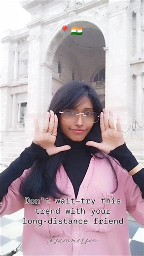 Use this audio to do this trend with your long-distance friend #viral #youtubeshorts #shorts #fyp