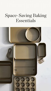 Save space and bake more with our newest bundle featuring Goldtouch's best-selling nonstick bakeware set that packs away neatly for a clutter-free space. | Williams Sonoma