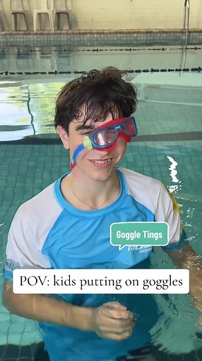 Funny POV: Kids Putting on Goggles and Swimming in a Pool of Money 🤑