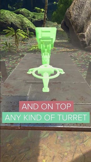 ARK: How to Build Floating Turrets "GIANT HATCHFRAME" Method 2 | ARK Survival Evolved #glitch