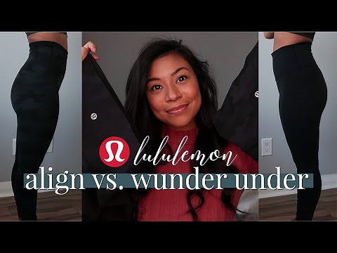 Lululemon Align vs Wunder Under Leggings Comparison/Try-On Review