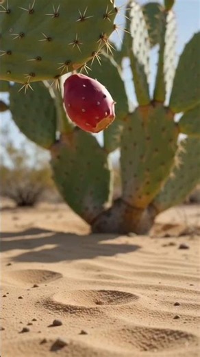 From Fallen Cactus Fruit to a Fruit-Filled Cactus 🌵 | Desert Life Cycle #Nature #Timelapse #Shorts