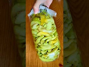 ✨夏天必存！超简单情人果DIY攻略🔥免等3天！古早味芒果青从削皮到腌制全记录！#foodies #food #尋味世界