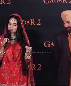 9.1M views · 441K reactions | Sunny Deol, Ameesha Patel & Anil Sharma At Trailer Launch Of Film Gadar 2 Part 1 | Indian Television Academy | Facebook
