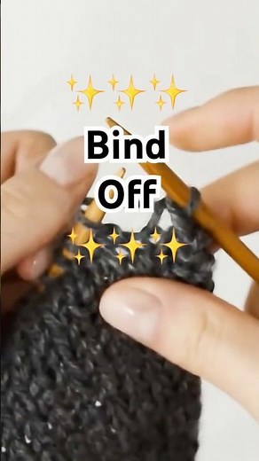 Bind Off in #Knitting • #knittingtutorial