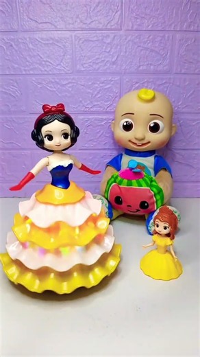 very Cool transforming princess Snow-white N little princess