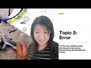 [DLP] [Science F1] Chapter 1.4 (B) Error #KSSM #PT3