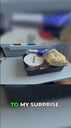 Surprising Airline Food on My Long Flight! #flightreview #airplanefood