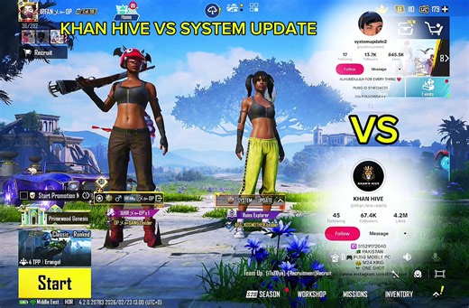 KHAN HIVE VS SYSTEM UPDATE CHALLENGE ROOM☠️🤝 #PUBGMOBILE #pubgmnextstarprogram #PUBGMS28 #PUBGM2026H1 #irfanop01