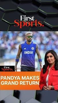 Pandya Makes Grand Return To Cricket, Smashes 6,6,6 | First Sports With Rupha Ramani