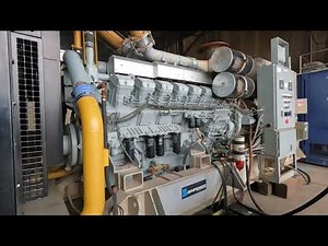Load Bank Test On 2 MW Mitsubishi Diesel 13800 V (Unit 90928)