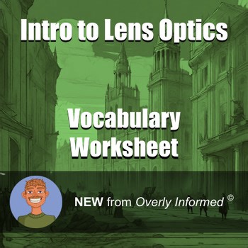 Intro to Lens Optics Vocabulary Worksheet