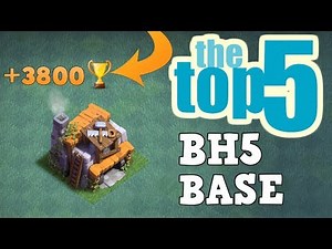 TOP 5 BEST Builder Hall 5 Base +3800 CUPS! CoC BH5 Builder Base Design | Clash of Clans