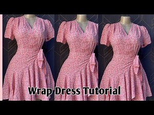 Simple Wrap Dress Tutorial / Pattern Drafting