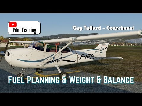 VFR Fuel Planning (Simple Method) Cessna 172 Skyhawk SP | X Plane 12