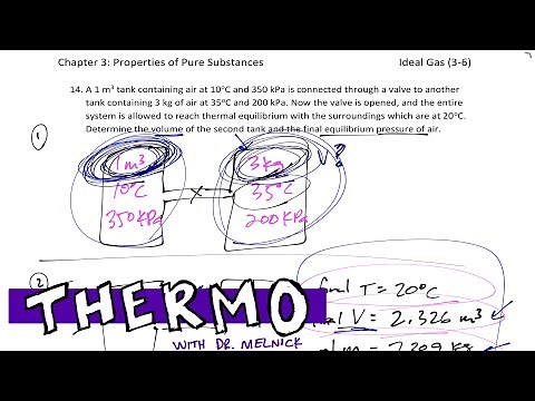 Thermodynamics - 3-6 Ideal Gas Equation example 2