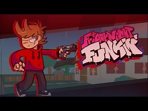 Friday Night Funkin' Tord Larsson sprites in red fury pre remaster 2.5 style