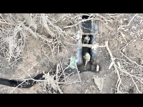 Combat Footage | Drone DESTROYS Russian Trench