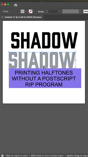 Creating halftone Dots for screen printing #photoshoptips #photoshoptutorial RIP programs allow you to assign halftones to your art when the color is less that 100%. Without a RIP printing films with halftones can be done in adobe photoshop. These bitmap files can then be placed back inside your illustrator file and then be printer directly to your film printer. | That T-shirt Dude