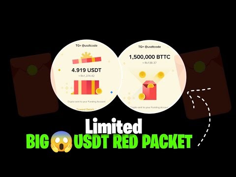 Big Usdt & Bttc binance red packet today 😱 red packet code in binance today | Part#2