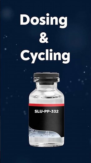 Dosing & Cycling of SLU-PP-332#SLUPP332 #peptides #male #fitness