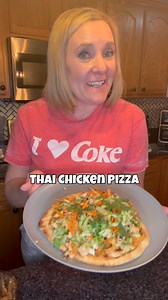 THAI CHICKEN PIZZA: It is National Pizza Day but instead of your traditional pizza… I wanted something different! I made this easy Thai Chicken Pizza. The peanut sauce is the star! Here’s how to make it! #pizza #thai #easydinner #nationalpizzaday #letsgetcooking #productpc | Cooking up a Storm with Megan Salois