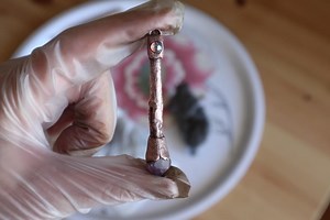 How To Finish Copper Electroformed Jewelry - Electroforming Artist