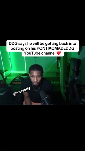 Definitely excited for him to bring the channel back! @DDG #fyp #ddg #viral #pontiacmadeddg #foryoupage