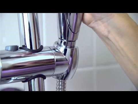 How to Install the Waterpik™ 2-in-1 Shower with Slide Bar
