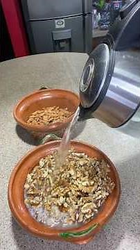 Como pelar nueces y almendra1 #comidamexicana #cocinaconsabor #cocina