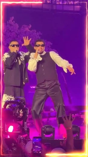 Bad Bunny joined Jowell at Spotify’s Billions Club Live event in Tokyo