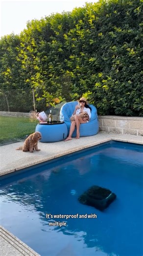 Mia & Daisy on Instagram: "It’s summertime!☀️⛱️🩵 Check out the @ambientlounge Butterfly sofa, featuring the exclusive Funnelweb zip-to-zip system for effortless filling. The sofa arrived pre-filled and ready to go, while the versa table needed filling - but that’s no hassle with the easy-fill system. I love how versatile this sofa is - it’s waterproof, easy to clean, and perfect for anywhere. Whether you’re relaxing poolside, in the garden, or cozying up indoors by the fireplace. With 12 gorgeo