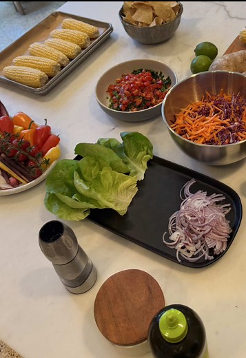 Private Chef's Mid-Afternoon BBQ & First Time Making Cowboy Caviar