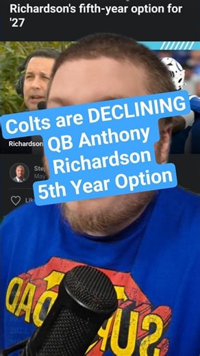 Colts Decline Anthony Richardson 5th Year Option