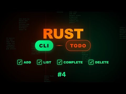 Rust CLI To-Do App – Part 4 | Add & View Tasks