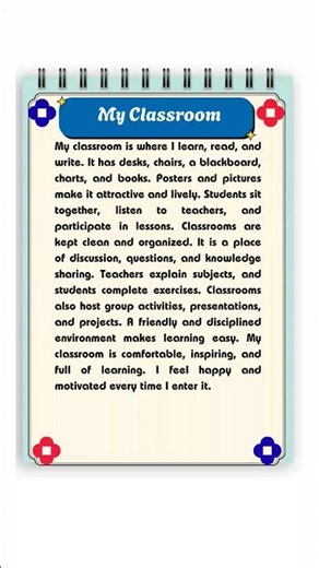 🔴My Classroom | My Classroom Essay | Essay On My Classroom | My Classroom Essay In English