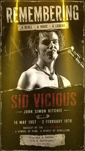 Punk Rock Will Never Die | Remembering Sid Vicious #punkrock #remembering #legends